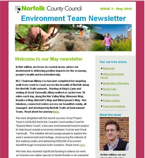 Picture of Environment Team Newsletter Envronment Team Newsletter
