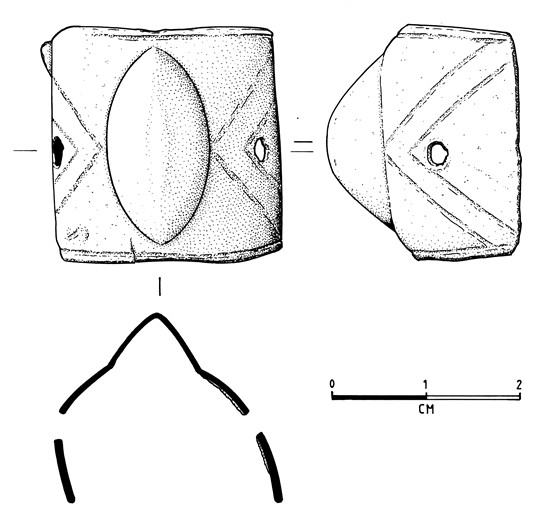 Illustration of medieval gauntlet