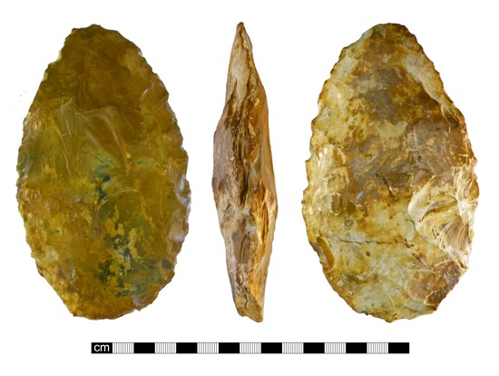 Photograph of hand axe