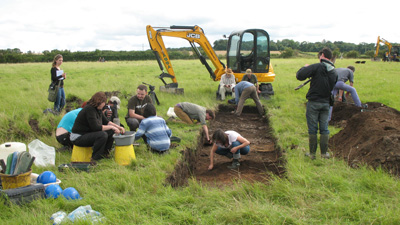 The Time Team at work at Brancaster Roman fort