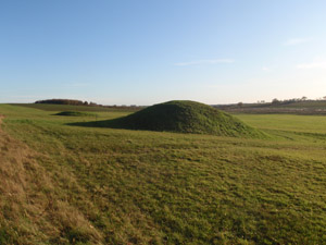 Two Late Neolithic or Bronze Age burial mounds at Harpley Common. Formerly managed under a project Section 17 agreement, they are now included in a Higher Level Stewardship agreement.